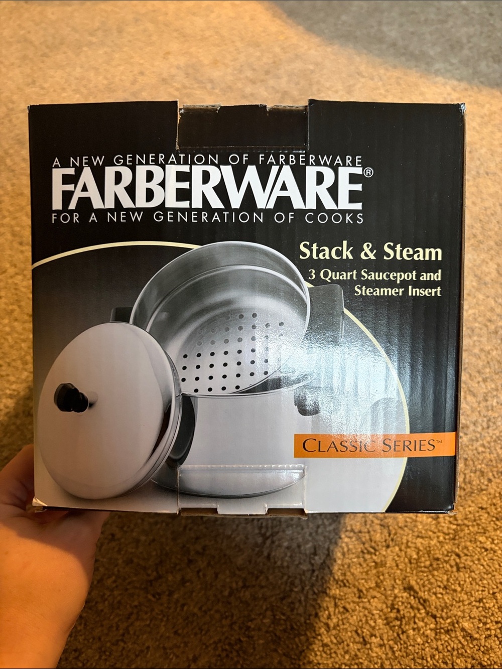 NWT Faberware Stack & Steam Steamer
